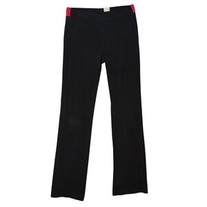 Vintage Y2K Mossimo Flare Leggings Womens L Black Yoga Athleisure Mallcore